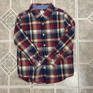 Carters Boys Button Down Long Sleeve Shirt